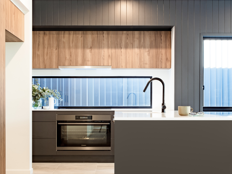 Modern Kitchen with dark colour palette